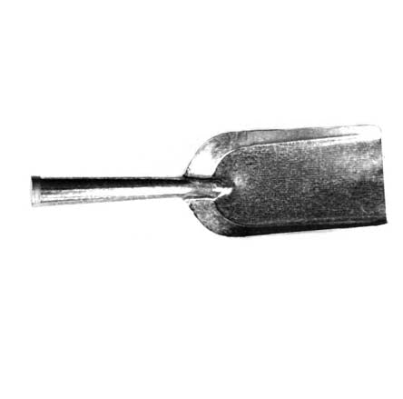 Sotskuffe, flat, spade