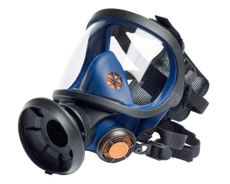 Sundstrøm SR200 PC, Helmaske, blå, maske