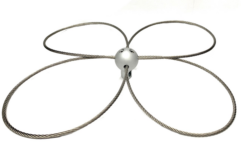 SnapLok wire loop 45 cm. Alu. hode