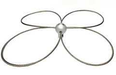 SnapLok wire loop 45 cm. Alu. hode